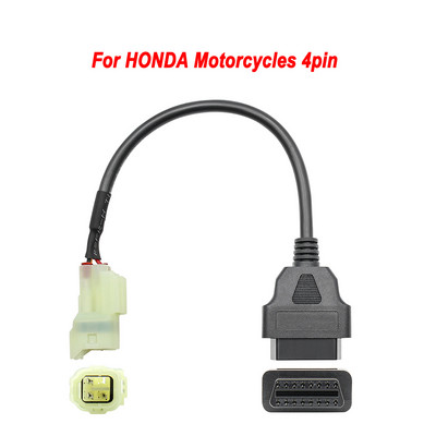 Motobike OBD2 pistikuga mootorratas YAMAHA 3/4Pin Harley jaoks / HONDA 4/6Pin K+CAN köisraudtee/veoauto/Moto OBD 2 pikenduskaabel