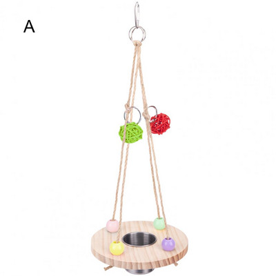 Jucărie sigură pentru papagal cu bol cu apă Jucării reutilizabile pentru petrecerea timpului liber Bol pentru mâncare suspendat pentru papagal