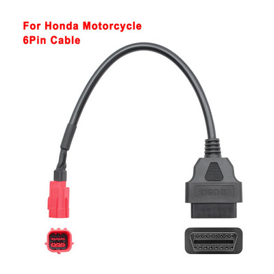 Motocikla OBD2 savienotājs motociklam Harley 6 kontakti YAMAHA 3 kontakti HONDA 4 kontakti Ducati/Suzuki Moto OBD pagarinātāja kabelis