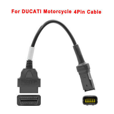 Motocikla OBD2 savienotājs motociklam Harley 6 kontakti YAMAHA 3 kontakti HONDA 4 kontakti Ducati/Suzuki Moto OBD pagarinātāja kabelis