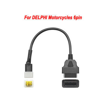 Motocikla OBD2 savienotājs motociklam Harley 6 kontakti YAMAHA 3 kontakti HONDA 4 kontakti Ducati/Suzuki Moto OBD pagarinātāja kabelis