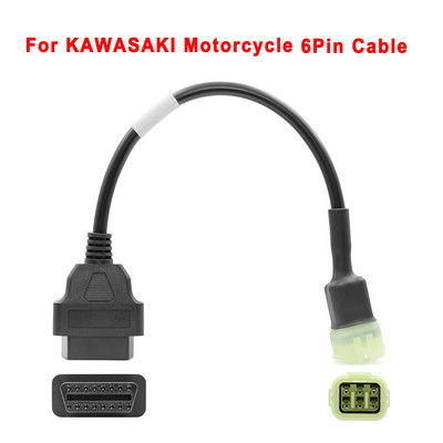 Motocikla OBD2 savienotājs motociklam Harley 6 kontakti YAMAHA 3 kontakti HONDA 4 kontakti Ducati/Suzuki Moto OBD pagarinātāja kabelis