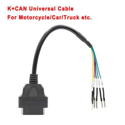 Motocikla OBD2 savienotājs motociklam Harley 6 kontakti YAMAHA 3 kontakti HONDA 4 kontakti Ducati/Suzuki Moto OBD pagarinātāja kabelis