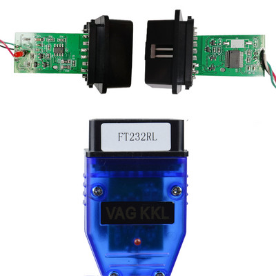 VAG KKL 409 szkenner eszköz VAG-KKL 409-hez FTDI FT232RL chippel Vag 409 kkl OBD2 USB interfész diagnosztikai kábellel