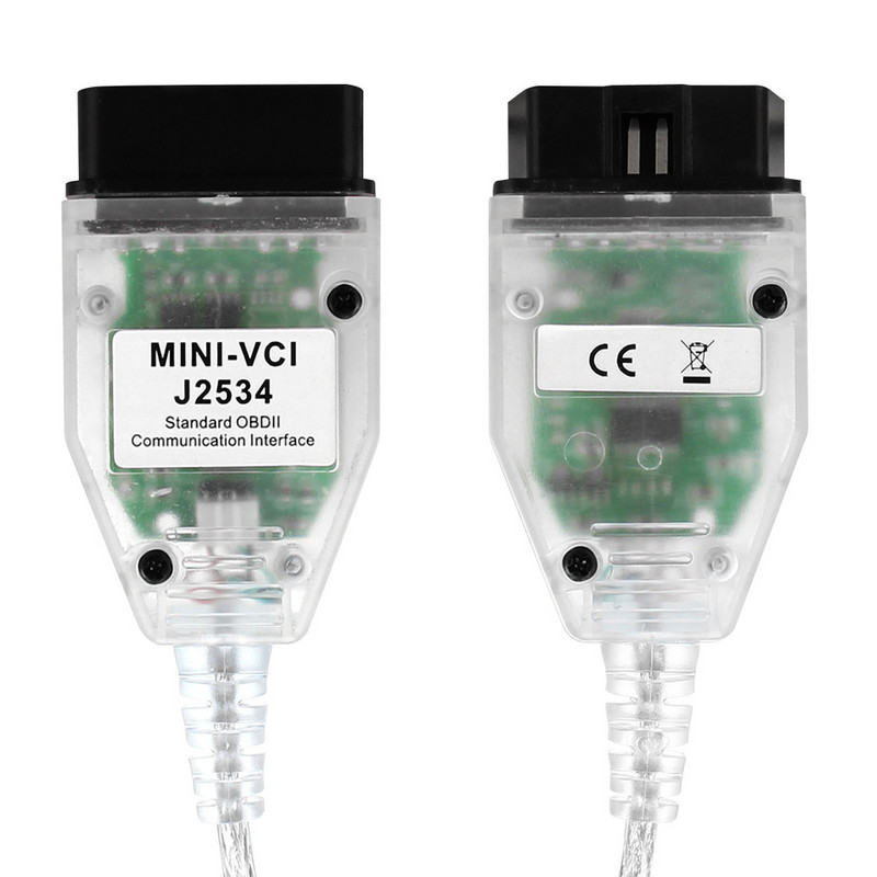 Automobilių diagnostikos kabelio automatinis skaitytuvas V15.00.028 OBD2 sąsaja, skirta Toyota TIS Techstream MINI-VCI FTDI J2534 automatinio diagnostikos įrankiui