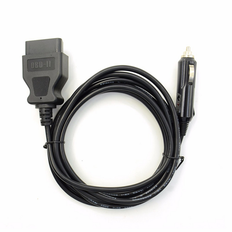 OBD II sõiduki ECU hädaabi 12 V toitekaabli mälusäästja alligaatori klambriga EC5 muunduriga sõidukite autode autokaabli jaoks