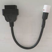 Εργαλείο διαγνωστικού καλωδίου σαρωτή μοτοσικλέτας 1 υπολογιστή μαύρο 4 ακίδων στο OBD2 Fault Code Reader για Yamaha MT10 FZ10 MT09 XSR MT07 R1 2016+