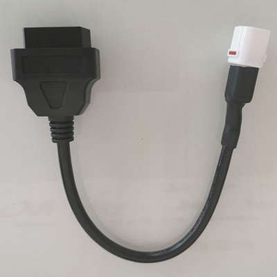 Εργαλείο διαγνωστικού καλωδίου σαρωτή μοτοσικλέτας 1 υπολογιστή μαύρο 4 ακίδων στο OBD2 Fault Code Reader για Yamaha MT10 FZ10 MT09 XSR MT07 R1 2016+