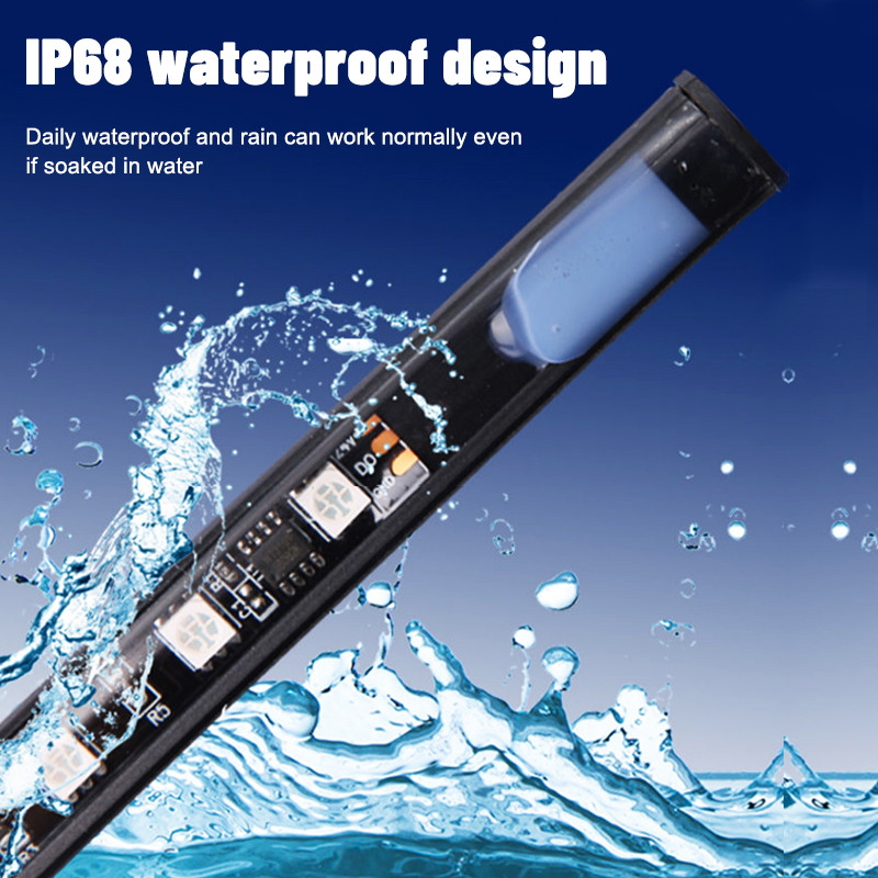 24V LED που αναβοσβήνει Truck Ambient Light Roof Proof Door Lamp 1M 1,5M 2M 2,4M Strip Trailer Lorry Caravan Accessories Decoration