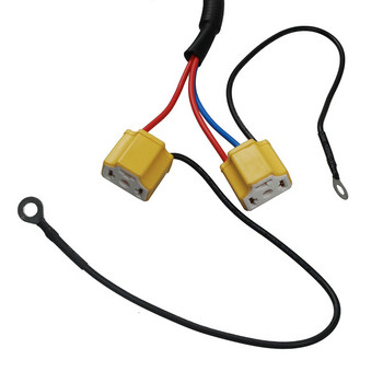 1.6M H4 фарове 2 кабелни снопове за реле за фарове Автомобилна крушка Щепсел за автомобилни фарове