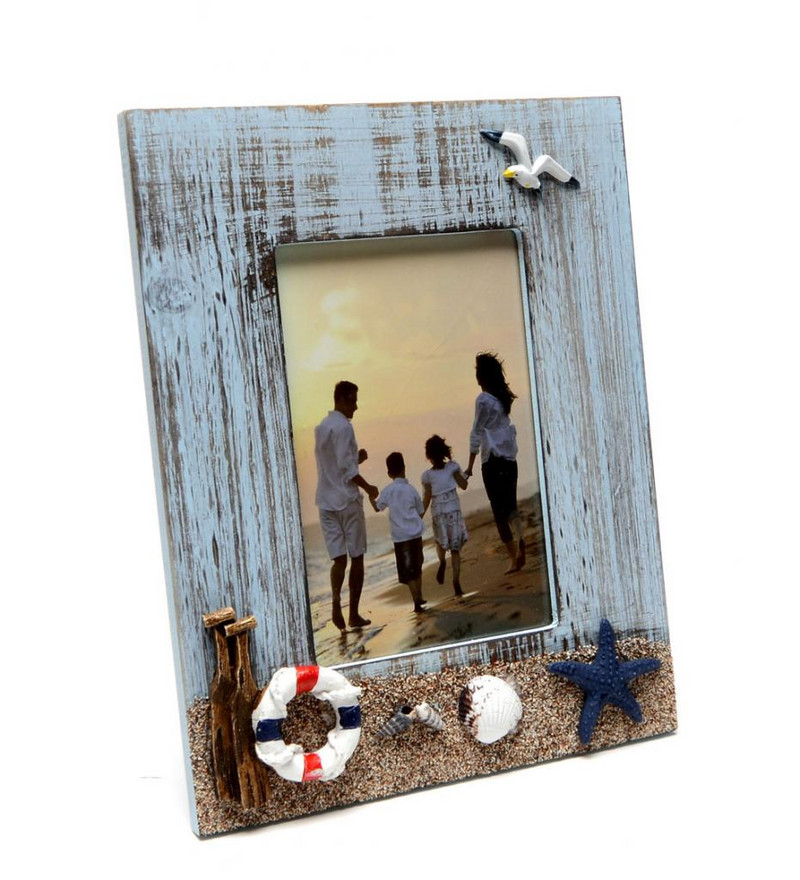 Рамка Ahelos, За снимка, Дървена, Многоцветна, 10х15 см