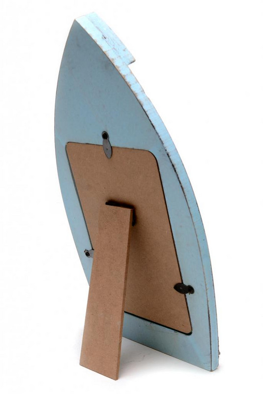 Рамка Ahelos, Лодка, За снимка, Дървена, Син, 9х13 см