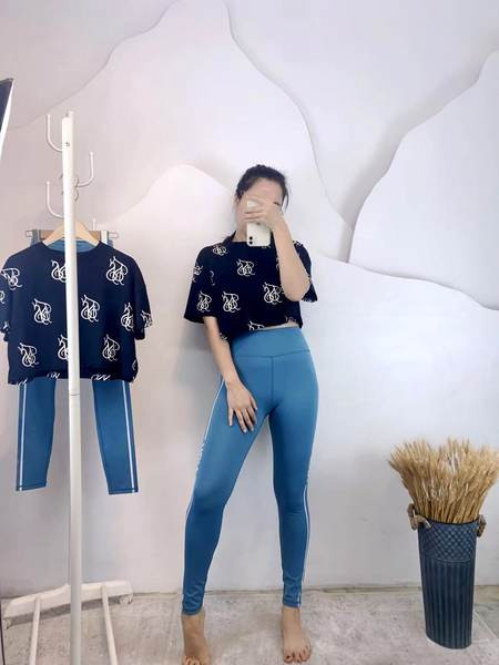 Jambiere sport de damă cu talie înaltă, cu uscare rapidă