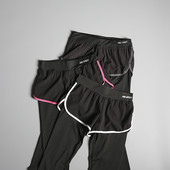 Jambiere sport negri din două piese de damă