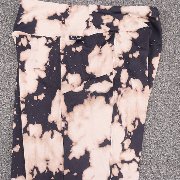 Elastične ženske tajice s printom