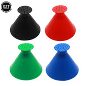 Ziemas automobiļu burvju logs vējstikls automašīnas ledus skrāpis, formas piltuves sniega noņēmējs, atsaldētājs konusa rīks, kas noskrāpē apli