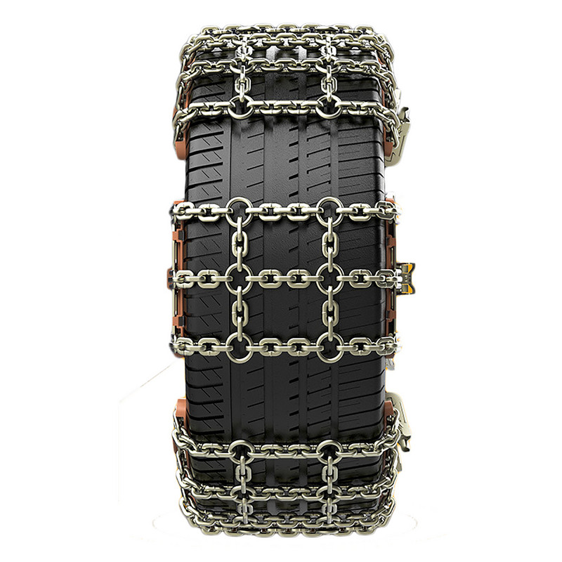 Universalūs plieniniai žieminiai sunkvežimiai automobilių ratai padangos padangos sniego ledo grandinės diržas žieminės neslystančios transporto priemonės visureigiai ratų grandinės purvas Sauga kelyje