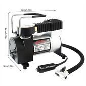 12V 220V αεροσυμπιεστής Φορητή αντλία φουσκώματος αυτοκινήτου Δικύλινδρος Ισχύς φουσκωτής μοτοσικλέτας Αντλία ελαστικών αυτοκινήτου Αξεσουάρ αυτοκινήτου