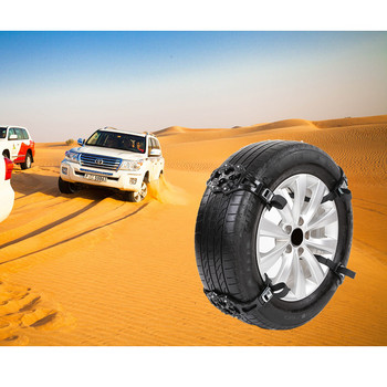 1 τμχ/σετ Αντιολισθητική ασφάλεια αυτοκινήτου Αλυσίδες TPU με διπλή πόρπη Χειμερινές αλυσίδες οδικής ασφάλειας ελαστικό Snow Snap Skid Wheel αλυσίδες
