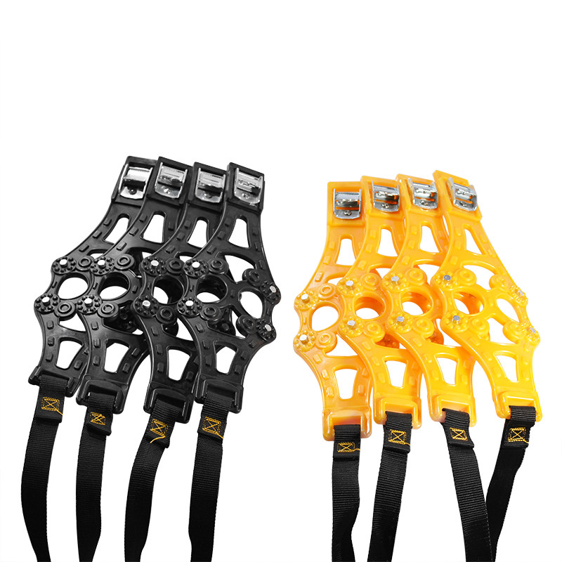 4/8 vnt Automobilių neslystančia grandine SUV bendrosios paskirties sniego purvo padangos Universalios neslidžios pastorintos paplatintos ratų sniego grandinės žieminis sunkvežimis