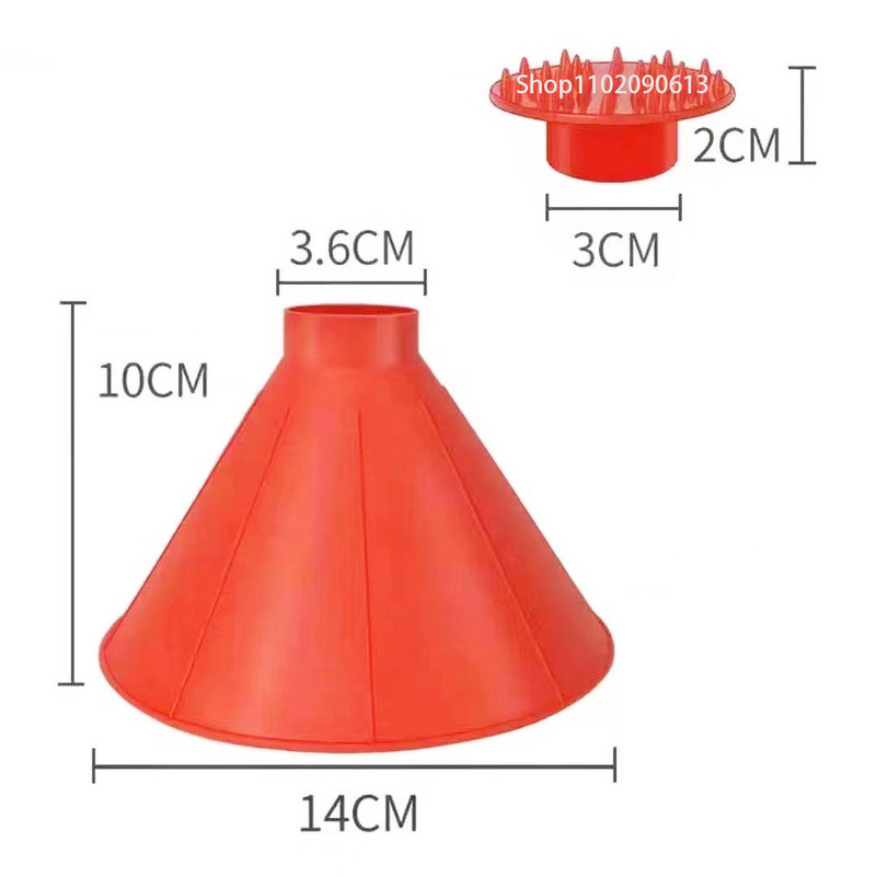 Ziemas automobiļu burvju logs vējstikls automašīnas ledus skrāpis, formas piltuves sniega noņēmējs, atsaldētājs konusa rīks, kas noskrāpē apli