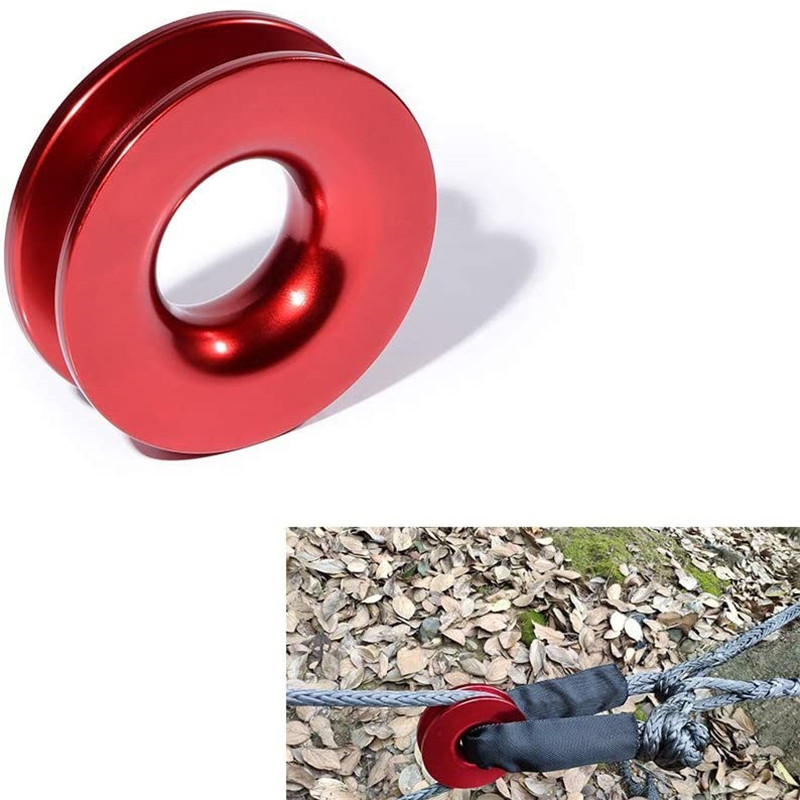 41 000 svarų gervės lynas Sintetinis minkštas apkabas + atkūrimo žiedų rinkinys Tvirtas pančiai su apsaugine mova sunkvežimių transporto priemonei atkurti