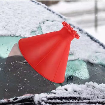 Car Magic Snow Remover Ice Scraper Windshield Oil Funnel Shovel Window Scrapers Deiceing Cone Ice Scraper Snow Shovel