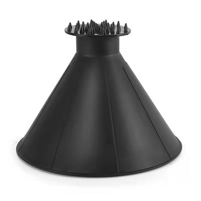 Automašīnu burvju sniega tīrīšanas līdzeklis Ledus skrāpis Logu vējstikls Eļļas piltuve Lāpsta Logu skrāpji Ledus atkausēšanas konuss Ledus skrāpis Sniega lāpsta