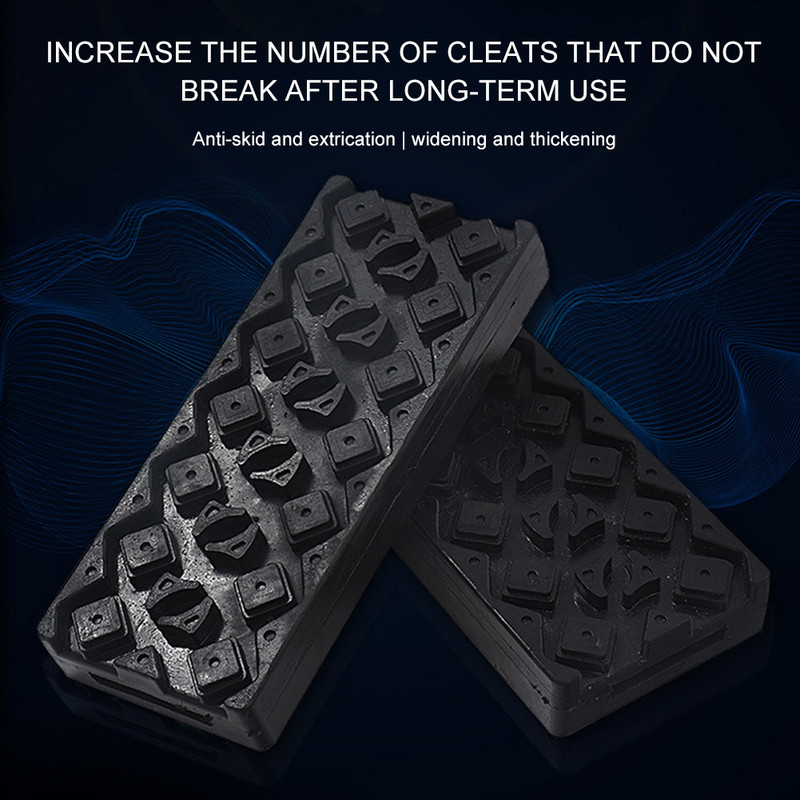 Lanț de anvelope pentru mașină Placă de tracțiune anti-alunecare Dispozitiv de tracțiune pentru evadare pentru zăpadă, noroi, nisip, cureaua de urgență pentru anvelope pentru mașină, camion, SUV, offroad
