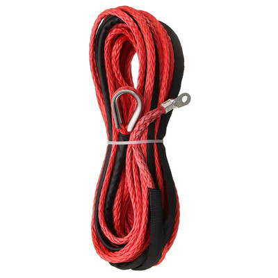 3/16" x 50" Vilkimo lynai Sintetinio pluošto gervės linijos trosas 5500+ LBs + apvalkalas ATV UTV 5,5 mm * 15 m sintetinis