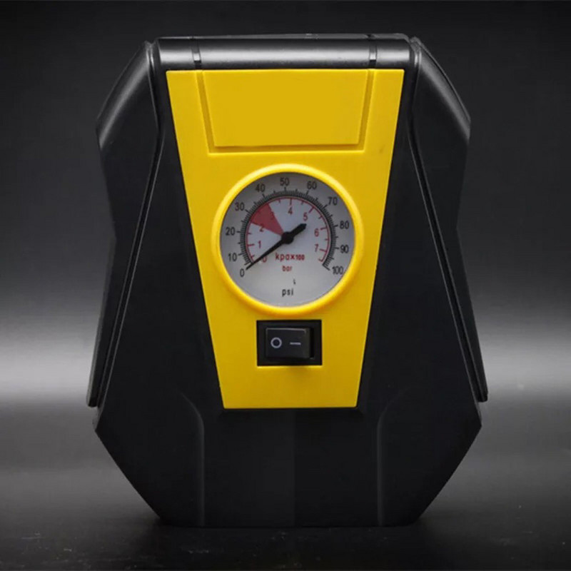 Pompă de umflare a anvelopelor pentru mașină electrică 12V compresor de aer portabil gonflabil pentru urgență în aer liber TD326