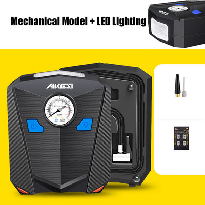 Auto õhupump 120W 12V digitaalne ekraan Led Light kaasaskantav rehvipump Nutikas rehvi täitmine autodele mootorratastele jalgratastele