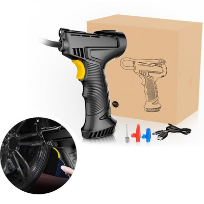 Ασύρματο φουσκωτό ελαστικών χειρός 120W αεροσυμπιεστή με ψηφιακή οθόνη για ποδήλατο αυτοκινήτου Drop Shipping