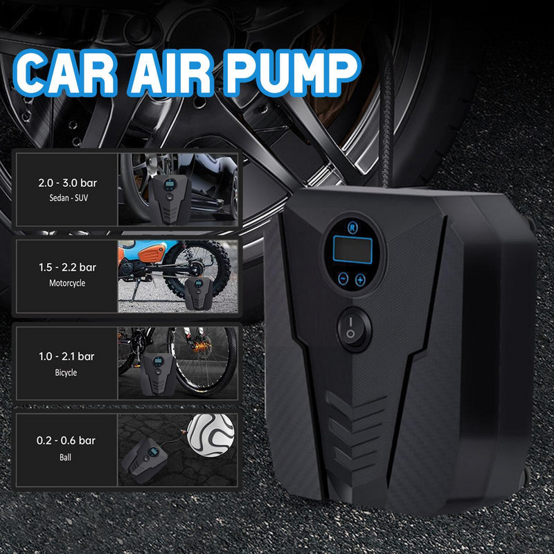 Didelio galingumo automobilio oro siurblys padangų pripūtimas automatinio įkrovimo padanga Dviejų cilindrų aukšto slėgio nešiojamasis kompresoriaus stabdiklis oro automobilis S6K1