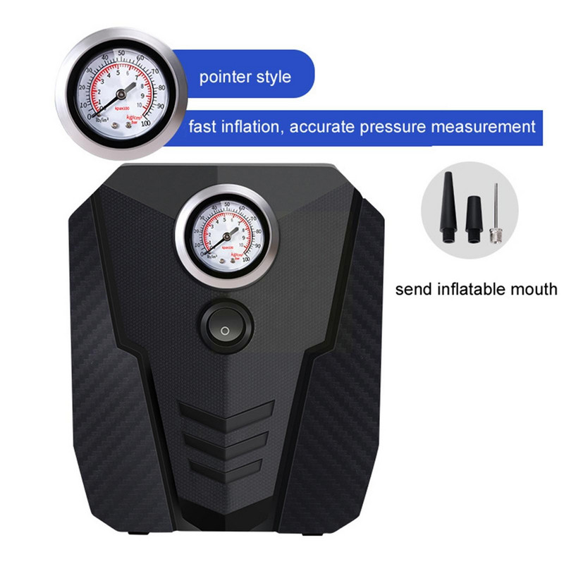 Didelio galingumo automobilio oro siurblys padangų pripūtimas automatinio įkrovimo padanga Dviejų cilindrų aukšto slėgio nešiojamasis kompresoriaus stabdiklis oro automobilis S6K1