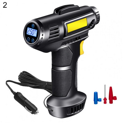 Auto õhupump elektriline rehvirõhu tuvastamise kaasaskantav auto rehvipumba varustus jalgrattale