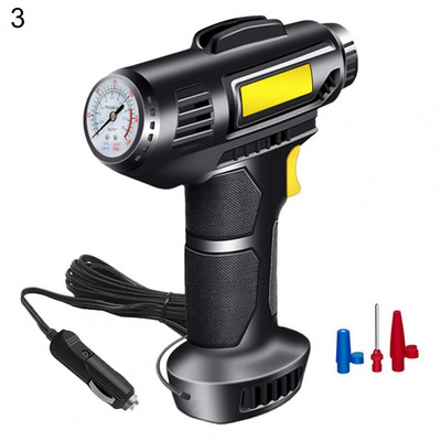 Auto õhupump elektriline rehvirõhu tuvastamise kaasaskantav auto rehvipumba varustus jalgrattale