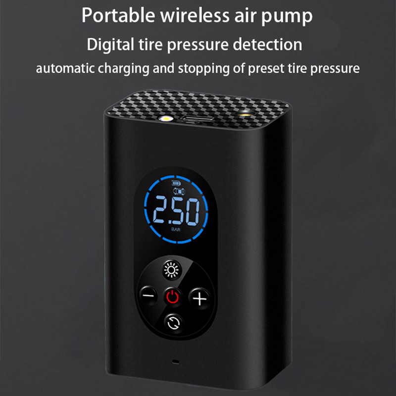 Ηλεκτρική φουσκωτή αντλία Wireless Air Inflator Pump Μπάλες ελαστικών αυτοκινήτου 150psi Smart for Unique Parts Φορητά στολίδια αυτοκινήτου