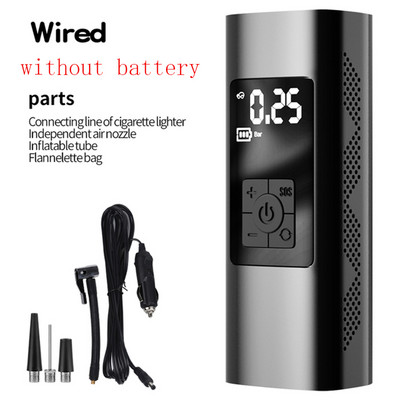 Kaasaskantav elektriline rehvide auto õhupumba kompressor 12v juhtmeta täispuhuja täispuhutav jalgratta jaoks mootorratta jalgratta rehvid palli jalgpall