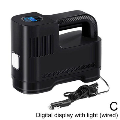Φορητή αντλία αέρα αυτοκινήτου Πολυλειτουργική ασύρματη έξυπνη LED ελαφριά αντλία φουσκωτή συμπιεστή αυτοκινήτου Γρήγορη αναπλήρωση αερίου