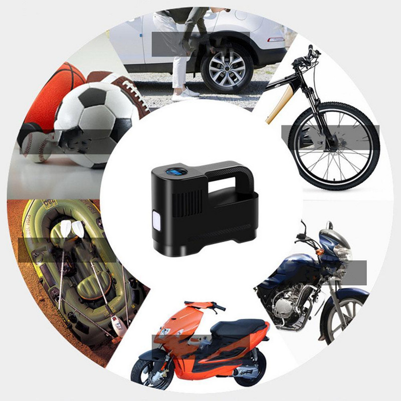 Φορητή αντλία αέρα αυτοκινήτου Πολυλειτουργική ασύρματη έξυπνη LED ελαφριά αντλία φουσκωτή συμπιεστή αυτοκινήτου Γρήγορη αναπλήρωση αερίου