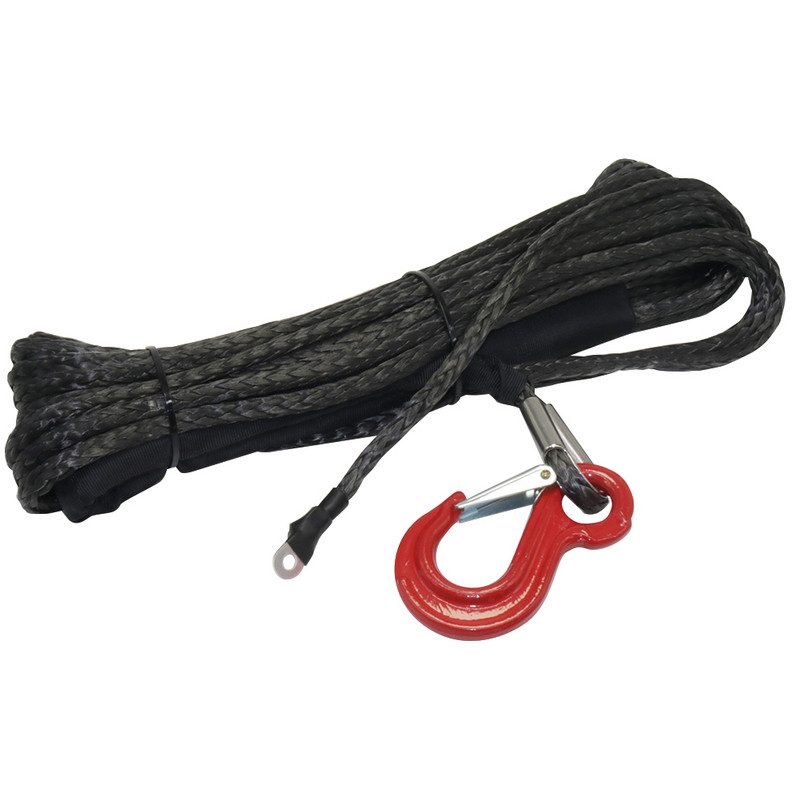 8 mm * 15 m sintetinės gervės lynas, vilkimo automobilis, 4x4 priedai, visureigio priekabos diržo trūkimo stiprumas, maksimalus 20500LBS, skirtas keturračiams visureigiams