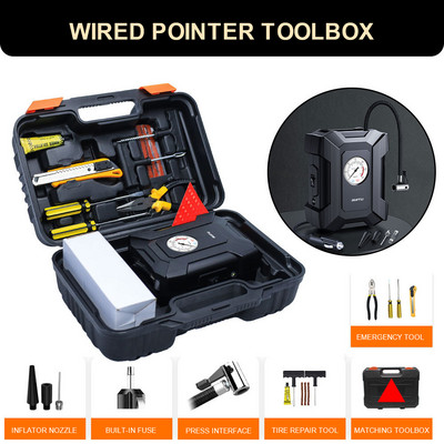 Compresor pentru pompa de compresie a anvelopelor pentru autoturisme Compresor portabil de aer pentru autoturisme Pompa digitala de umflare a anvelopelor Lampa LED