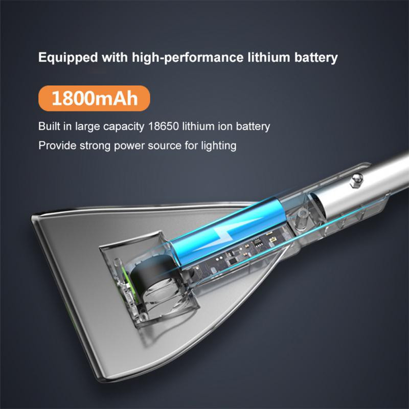 Četri vienā automašīnas sniega tīrīšanas lāpsta sniega slota EVA pagarināma un grozāma sniega suka ledus skrāpis sniega tīrīšanas rīks ar LED gaismām