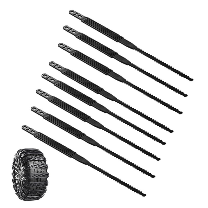 8 vnt grandinės Auto žieminės padangos ratai grandinės neslystančios grandinės automobiliams sunkvežimiams visureigiams žieminių automobilių padangų priedai