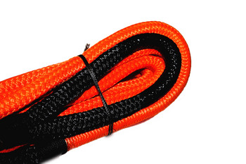Оранжево 12 мм*6 м (1/2 инча*20 фута) въже за възстановяване Двойно плетено найлоново кинетично въже