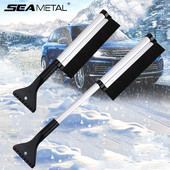 Βούρτσες χιονιού καθαρισμού παρμπρίζ αυτοκινήτου SEAMETAL Snow Ice Scraper Frost Remover Auto Windshield Cleaner Βούρτσες χιονιού για χειμερινά αξεσουάρ αυτοκινήτου