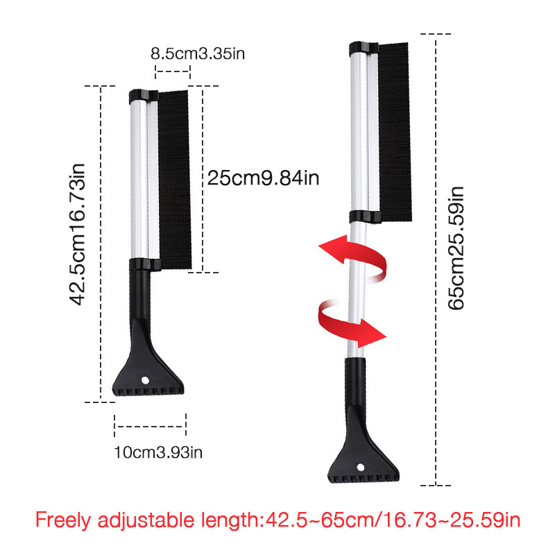 Βούρτσες χιονιού καθαρισμού παρμπρίζ αυτοκινήτου SEAMETAL Snow Ice Scraper Frost Remover Auto Windshield Cleaner Βούρτσες χιονιού για χειμερινά αξεσουάρ αυτοκινήτου