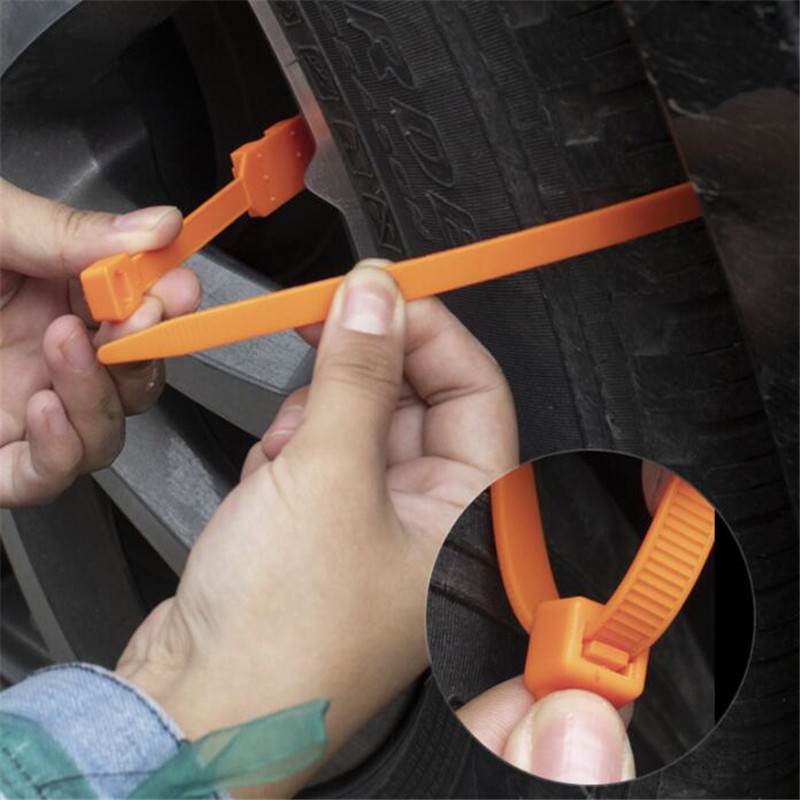 Car Universal Mini Χειμερινά Ελαστικά Τροχοί Αλυσίδες Χιονιού Αντιολισθητικό Autocross Αξεσουάρ Αυτοκινήτου εξωτερικού χώρου 10 τμχ/σετ