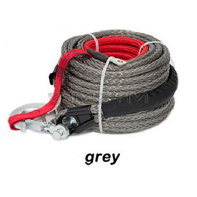 Linie de troliu multicoloră de 10mm*30m, frânghie de remorcare, frânghie din fibră sintetică polimerică, frânghie cu plasmă pentru tracțiunea vehiculelor off-road